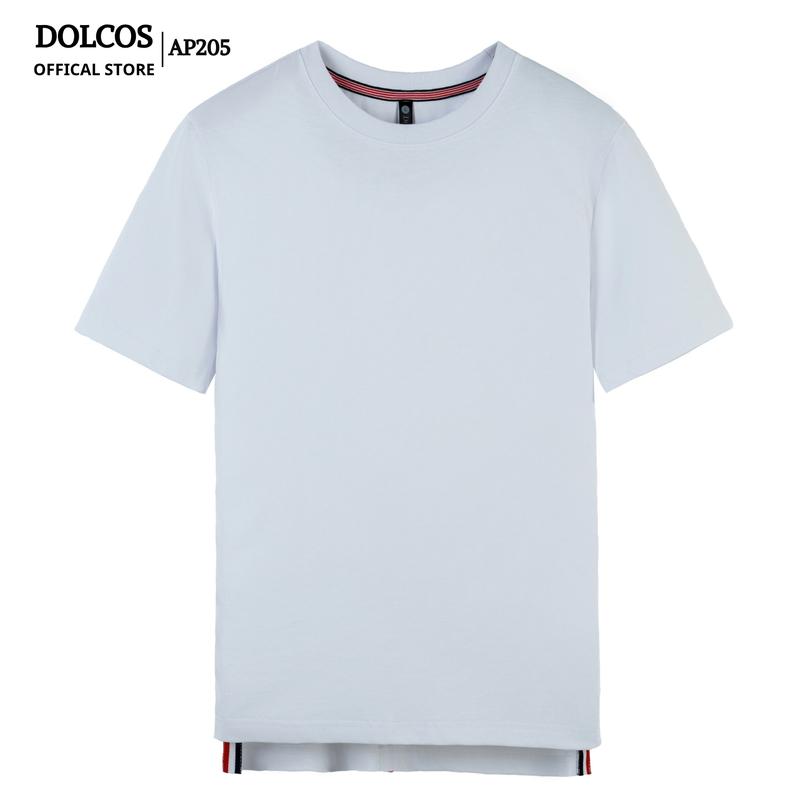 Áo Phông nam DOLCOS cổ tròn sành điệu, Chất cotton cao cấp thoải mái thoáng mát thấm hút mồ hôi AP205