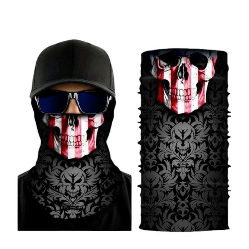 Masker Baff Polos dan Motif Multi Fungsi Yang - Mancing Katun Spandek 2