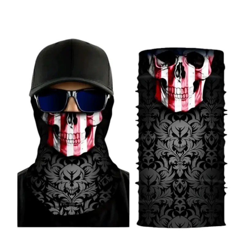 Masker Baff Polos dan Motif Multi Fungsi Yang - Mancing Katun Spandek 1