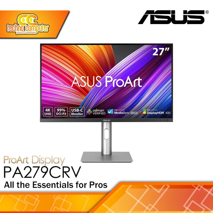 Gambar MONITOR ASUS ProArt PA279CRV Professional Monitor - 27 inch, 4K UHD (3840 x 2160), IPS, 100% sRGB dari Techno Computer Bali Kota Denpasar Tokopedia