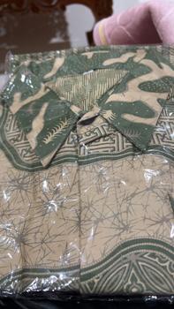 Product Review of Couple Atasan Batik Pria Wanita Jumbo - Kemeja Lengan Pendek/Panjang - Blus Cardi & Blus Balon Busui Uk. M L XL XXL XL 4XL 5XL 6XL 7XL 8XL 9XL 10XL - Katun - Inara Sage - COD from a**a 0