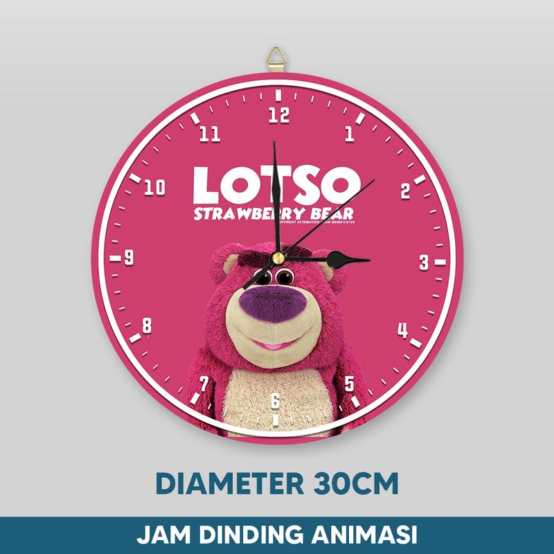 Jam Dinding Lotso - Dekorasi Kamar Cowo - Decorin.aja - Shop | Tokopedia