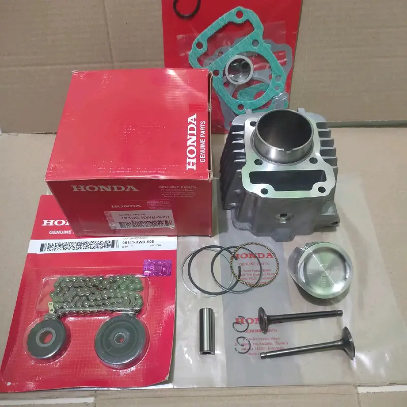 Blok seher KWB komplit klep set+rantai keteng Honda Blade/Revo 110/Revo absolut 3