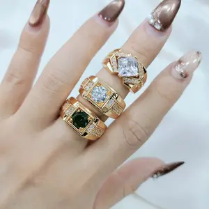 CINCIN DEWASA UKURAN JUMBO SILVER ROSEGOLD #ACESORISFASHION #PERHIASANLAPISEMAS-GUDANGPERHIASAN887 Rings