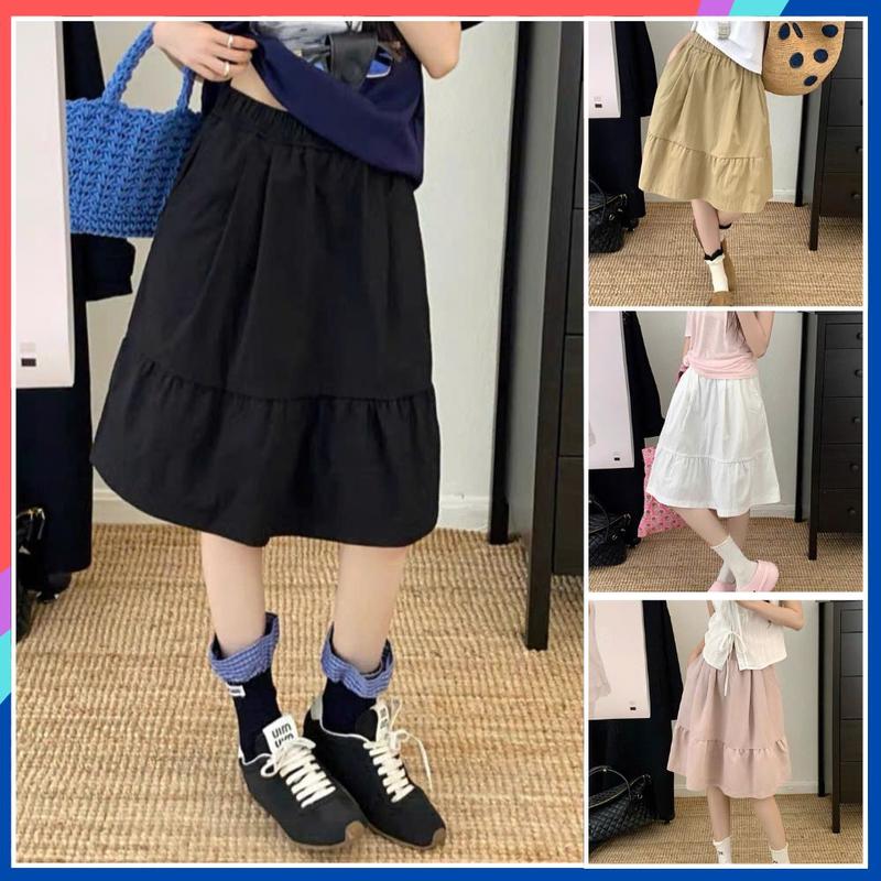 Chân váy chữ A cạp cao tôn dáng phối bèo dễ thương Chân váy ngắn nữ 2 lớp chất kaki cao cấp mặc đi chơi dạo phố CV79