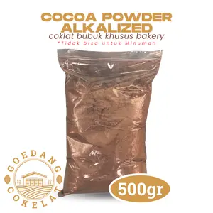 Cokelat Bubuk 500gr Murni Tanpa Gula | Cocoa Powder Premium | Alkalized Brown | Khusus Baking & Olahan Kue