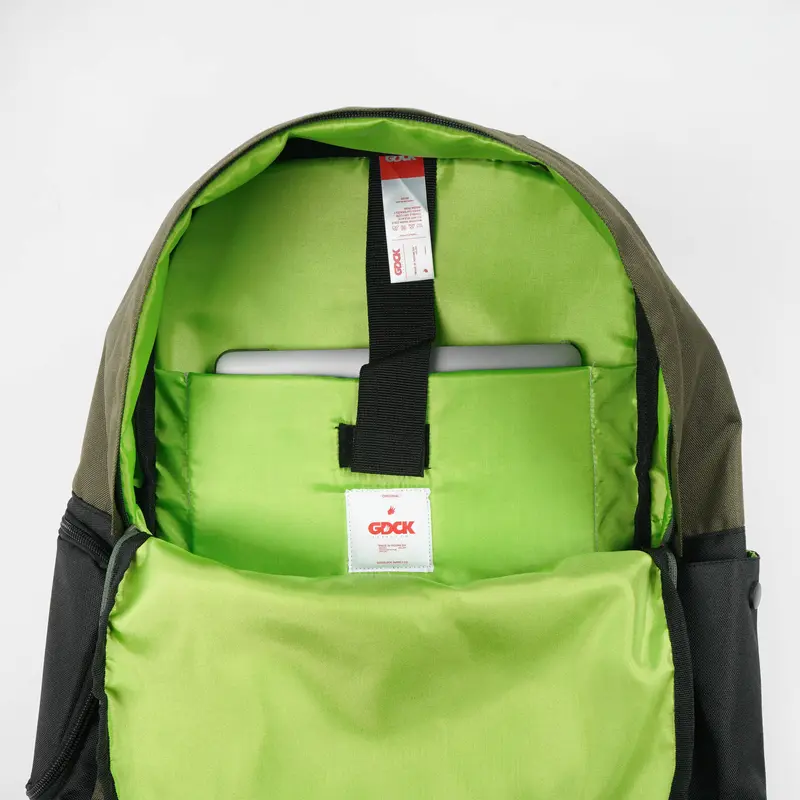 GDCK Backpack Olive LAMIA / Tas Ransel Punggung Nilon / Tas Bagpack Sekolah Motif Camo 7