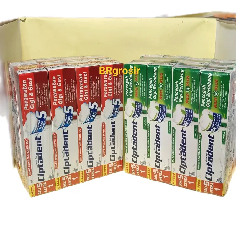 3 pcs Pasta gigi Ciptadent 75gr Mulut  Penyegar pemutih 1