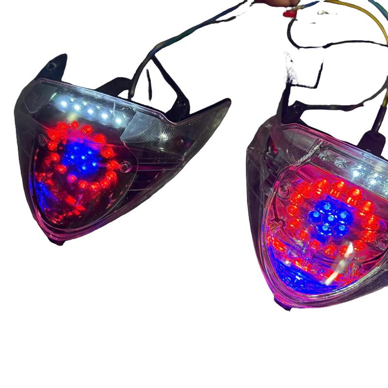  Đèn hậu Exciter 135 4s 2005-2010 Race Boy - Led xanh đỏ Appi Malaysia 