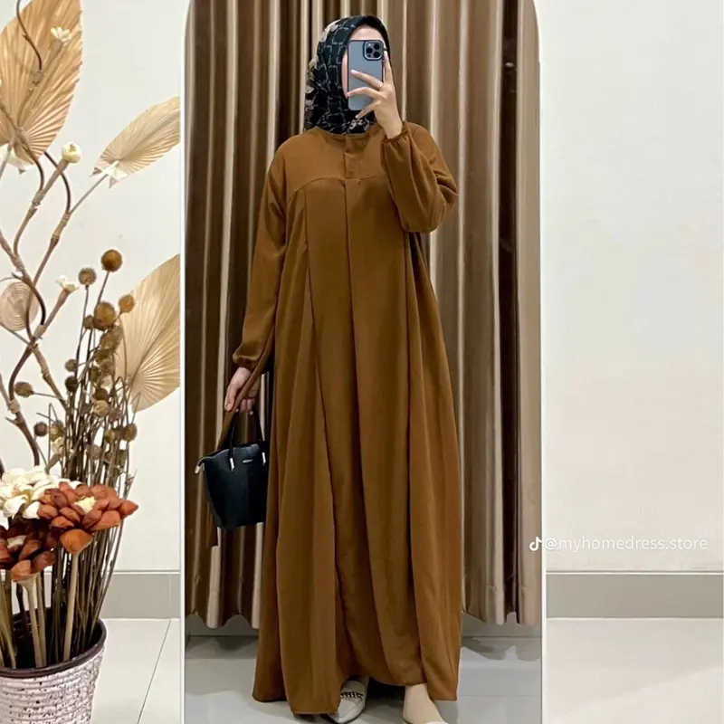 Abaya Elsira 2 VARIASI SET HIJAB&BROSS- Free Bross SAJA// Busui Friendly 0