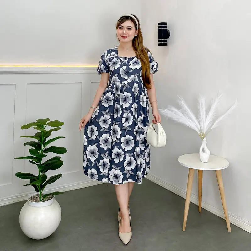 Daster Floy Dress Wanita Rayon Busui 1
