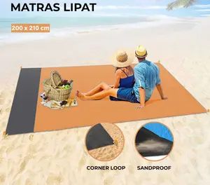 Tikar Lipat Matras Camping Piknik Mat 200x210cm