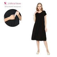 Gambar Baju Hamil Dress Hamil Menyusui Modern Kekinian - Soft Denim dari Baju Hamil Menyusui Happymomma Kota Tangerang Selatan 1 Tokopedia