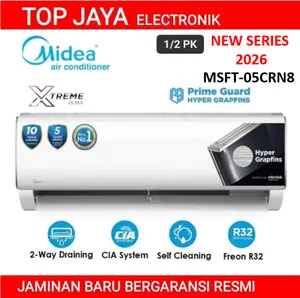 AC MIDEA 0,5PK/AC MIDEA 1/2PK BARU BERGARANSI RESMI