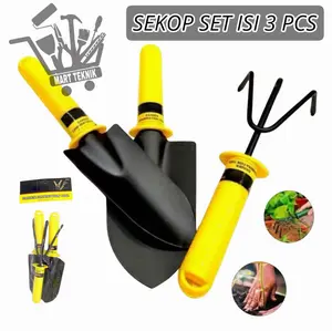 Sekop besar Taman 1 Set Isi 3 Pcs Garden Tools Alat Berkebun Kebun Alat Taman Sekop