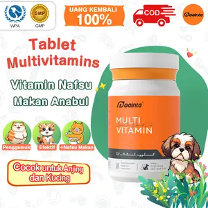 Vitamin Bulu Kucing Anti Bulu lebat Rontok Kucing Kalsium Kucing Anjing Suplemen Kalsium Suplemen Elemen Jejak Probiotik Suplementasi Nutrisi Hewan 200 Tablets