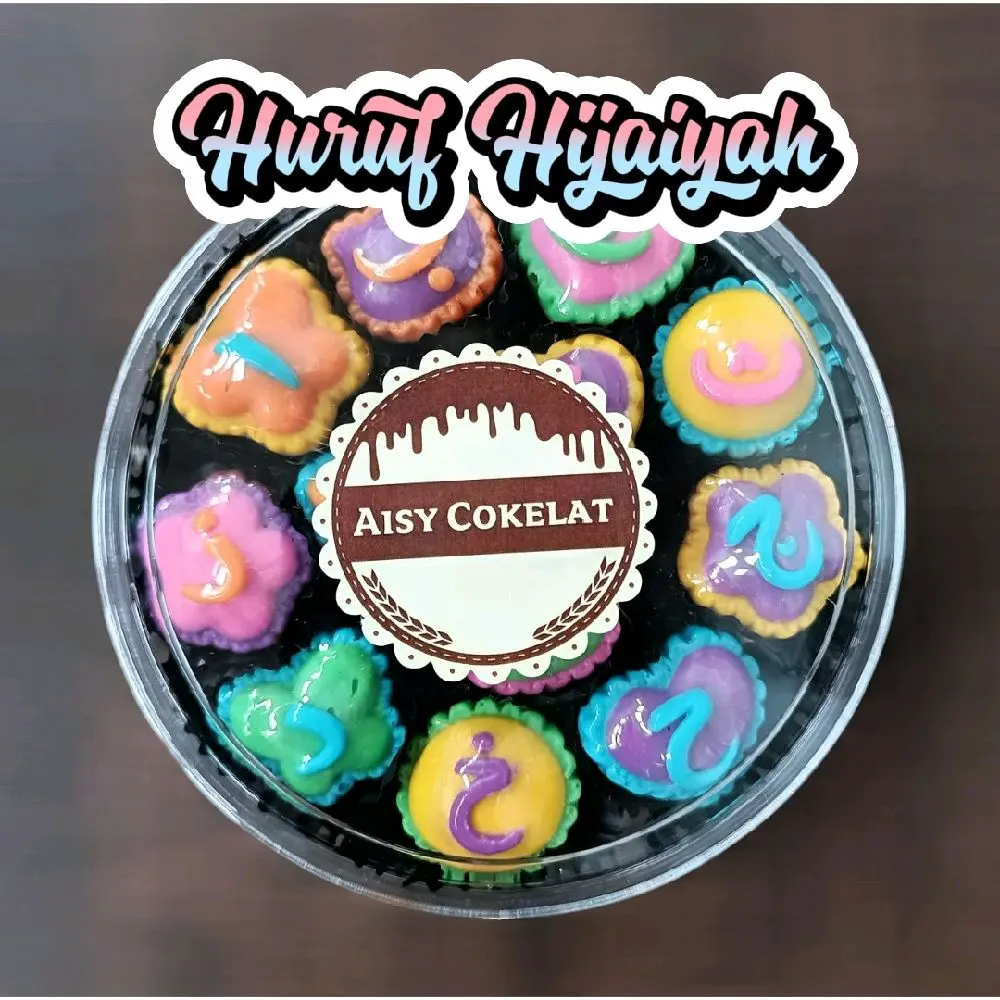 Cokelat Karakter Lucu Huruf Hijaiyah Cemilan Favorit Anak Rasanya Enak Bentuknya Lucu dan Harganya Murah Bisa Jadi Ide Jualan