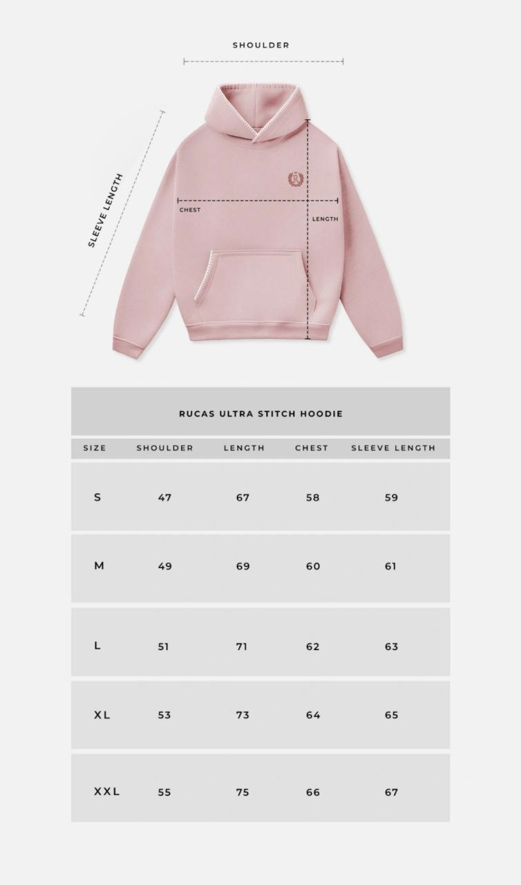 [100% ORIGINAL] RUCAS HOODIE ULTRA STITCH PINK GREY BLACK | RUCAS REVERSIBLE BLUE RED HOODIE