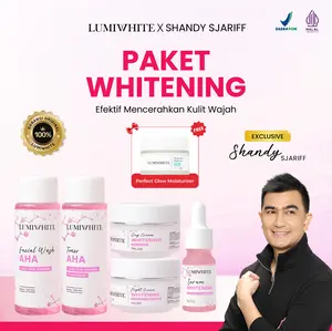 Shandy Sjariff x LUMIWHITE - Paket WHITENING Series Lengkap(FREE 1 MOISTURIZER)