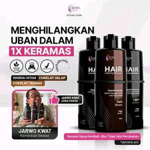 [PROMO] AESTIKA HAIR COLORING SHAMPOO - SHAMPO ALAMI PENUTUP UBAN