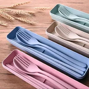 P ( P50 ) SET ALAT MAKAN TRAVELING 3IN1 - SENDOK, GARPU, SUMPIT