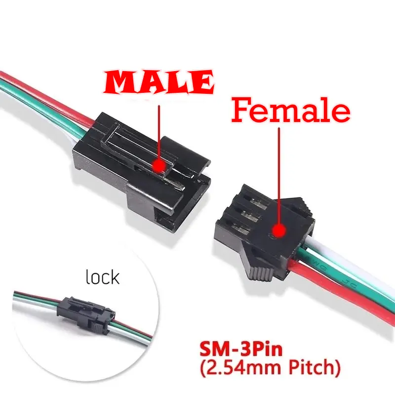 Kabel led WS2811 3 pin strobo tail lamp bagasi 1
