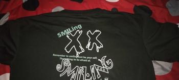 Product Review of ASY KAOS SABLON DEPAN BELAKANG BISA DIPAKAI UNISEX 006 from A**K :** 0