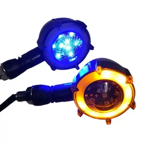 lampu sein led bulat running scoopy tiger ninja c70 rx king sein led running 2 mode Motor Motorcycle