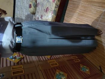 Product Review of ameL Rok SPAN 1 SMP MTs SMA lipat depan twis drill Siswi Sekolah Wanita Panjang Katun Tebal Kantor Formal Kerja Hitam Basic from M**i 0