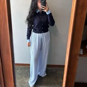 Strip pants 105cm serut tali -BYZAF-comfy for daily