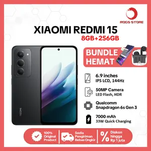 Xiaomi Redmi 15 (8/128) (8/256) Baterai besar 7000mAh | Ekspansi RAM hingga 16GB