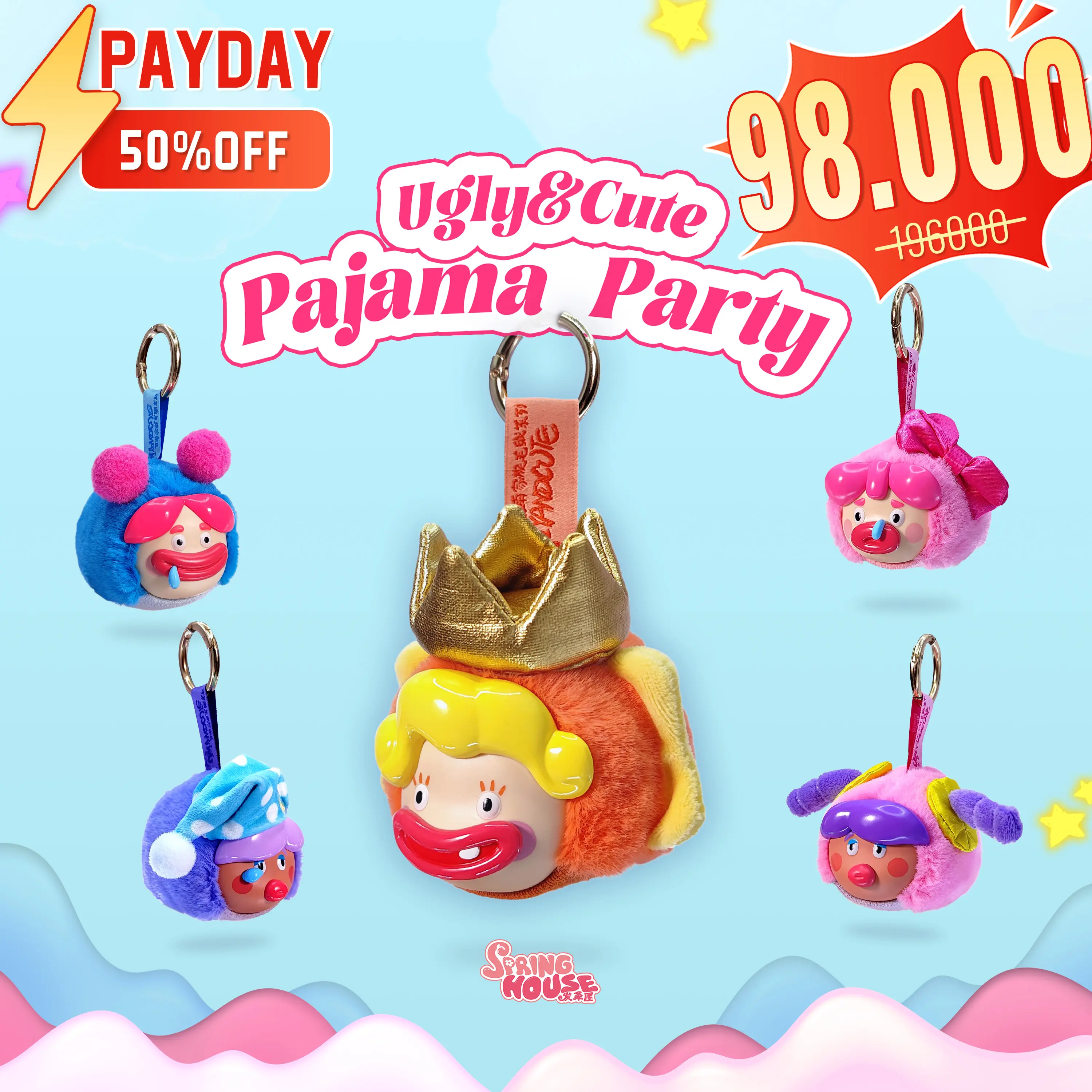Chủ Đề Nhồi Bông Bữa Tiệc Ngủ Gia Đình, Ugly Và Dễ Thương, Chính Hãng, Hộp Búp Bê Lẫn Mù, Đồ Chơi Hợp Xu hướng Đồ Chơi Trang Trí Quà Tặng Thủ Công, Có Sẵn Để Giao Hàng Địa Phương
