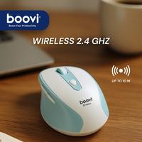 Gambar Boovi M330 Wireless Mouse Silent Click Windows MacOS - 2.4GHz 6D Desain Minimalis Garansi 1 Tahun - Black dari Boovi Official Kota Administrasi Jakarta Barat 2 Tokopedia