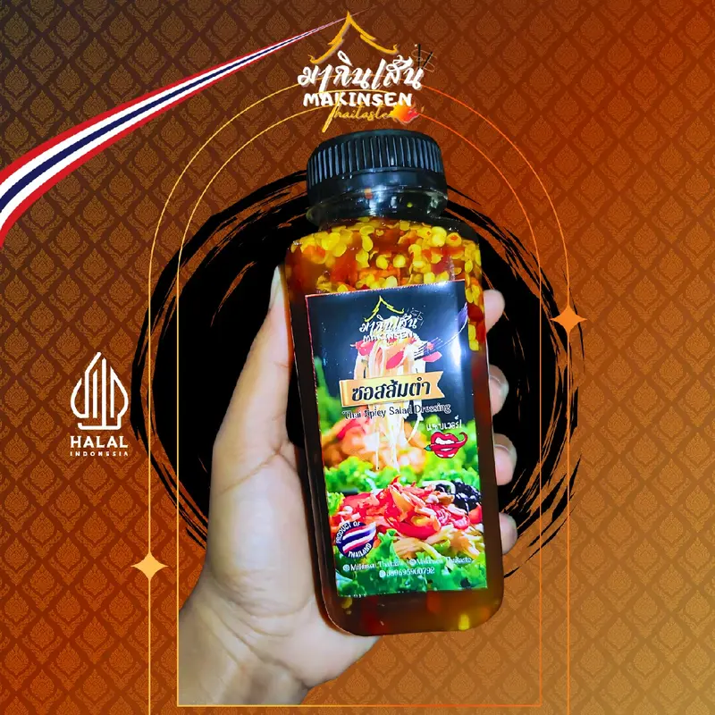 Saus Somtam HALAL salad thailand authentic Botol 2