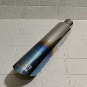 knalpot mobil stainles  hks bambu runcing suara BASS untuk mobil bensin&solar