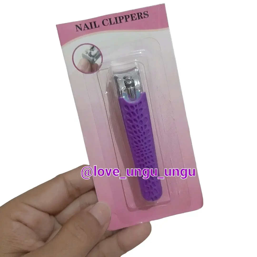 Gunting Kuku Ungu Perawatan Kuku Nail