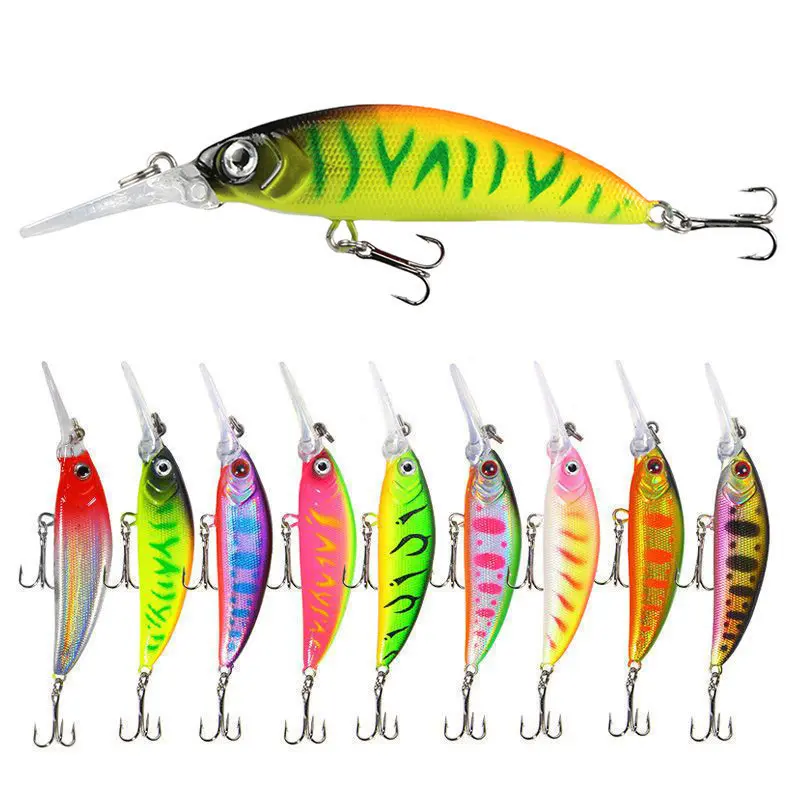 Umpan Pancing 7Cm/5.6G Mata 3d Umpan Pancing Kecil Umpan Berenang Ikan Kecil Umpan Pancing Pesca Leurre Buatan Umpan Keras Plastik Penggetar Lure 1