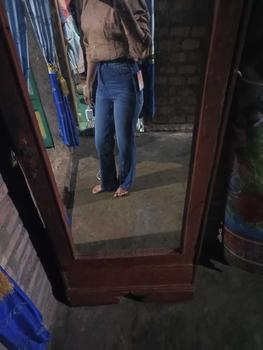 Product Review of DISYAK - HighWaist Loose Jeans Celana Panjang Boyfriend Standar Vintage Blue 109-209 from s**l 0