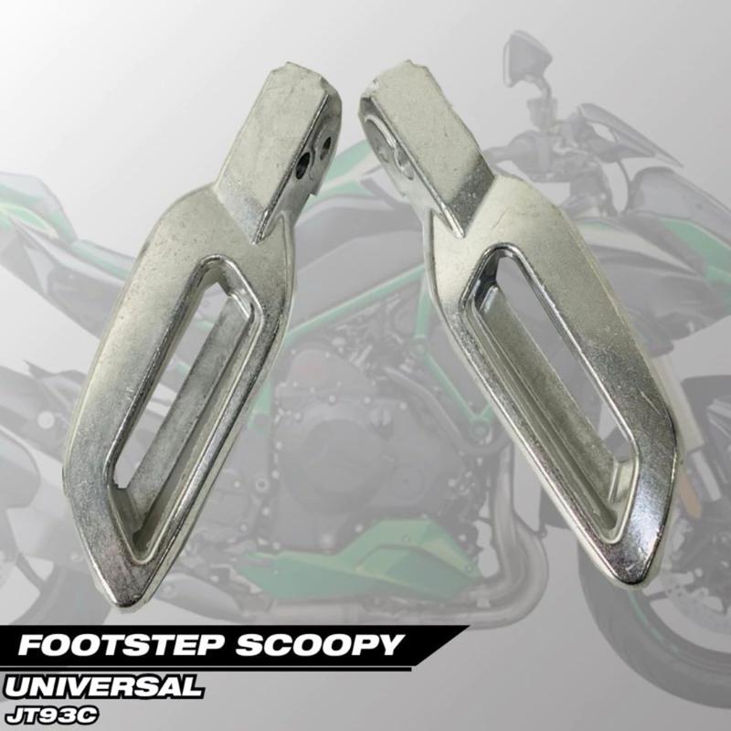 ￼Footstep Pijakan Injekan Scoopy New K2F Satu Set Sepasang Kanan Kiri PNP Vario Beat Universal Motor 4