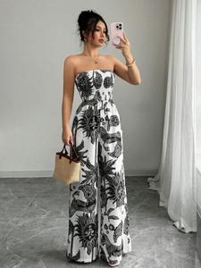 Mono casual de tela tejida para mujer, de uso todo-tiempo, cómodo y de diseño elegante para uso diario