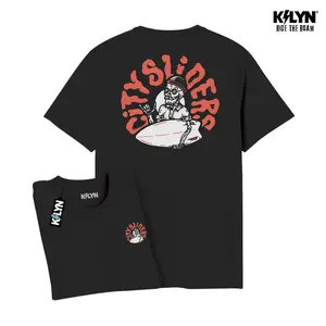 KILYN Kaos Streetwear Baju Skena T Shirt Distro 100% Cotton Katun 24s Pria Unisex OUTSIDER