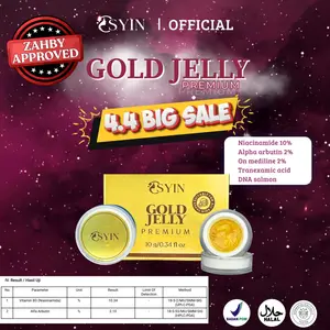 (LANGSUNG KIRIM) Osyin Glow Premium Gold Jelly Whitening 10Gr