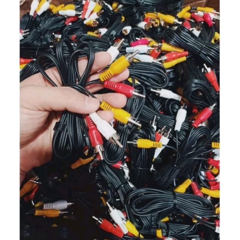Kabel Jack Jek RCA 3 Warna Merah Kuning Putih Kualitas Original - Shop ...
