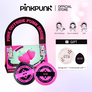 (COD) Powder Puff PinkPunk Set Wet and Dry Makeup Super Soft 3PCS
