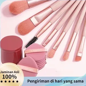 Set MAKE UP TOOLS KUAS 8 pcs + Spons 7 Pcs total 15 item Promo Untuk warna kami kirim random