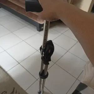 Glotima Tongkat Kursi Jalan Duduk Lansia Travel Lipat Foldable Portable Stick Cane Chair