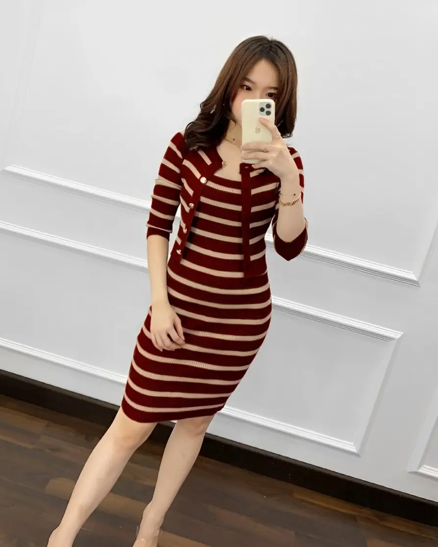RO Set Rajut Pocket Ld 100 - 110 cm P 40 cm - Ld 90 - 100 cm P 110 cm B 300 gr Cotton Polyester #4518