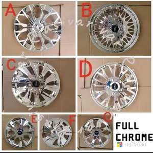 Dop velg ring 13 & 14 full chrome mobil universal calya sigra avanza xenia