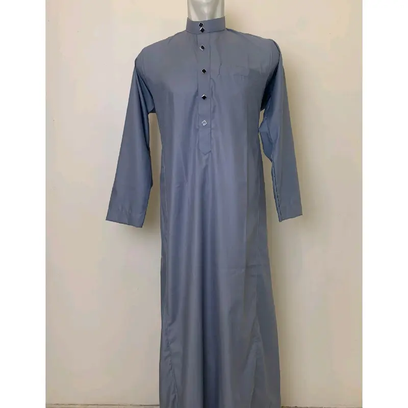 Gamis Saudi Slimfit Pria Dewasa Non Manset  Katun Toyobo lengan Panjang 3