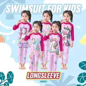Baju Renang Anak Perempuan Lengan Panjang Celana Panjang